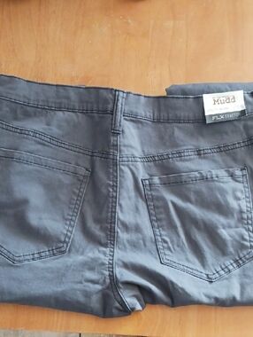 Mudd Charcoal Gray Stretch Utility Skinny